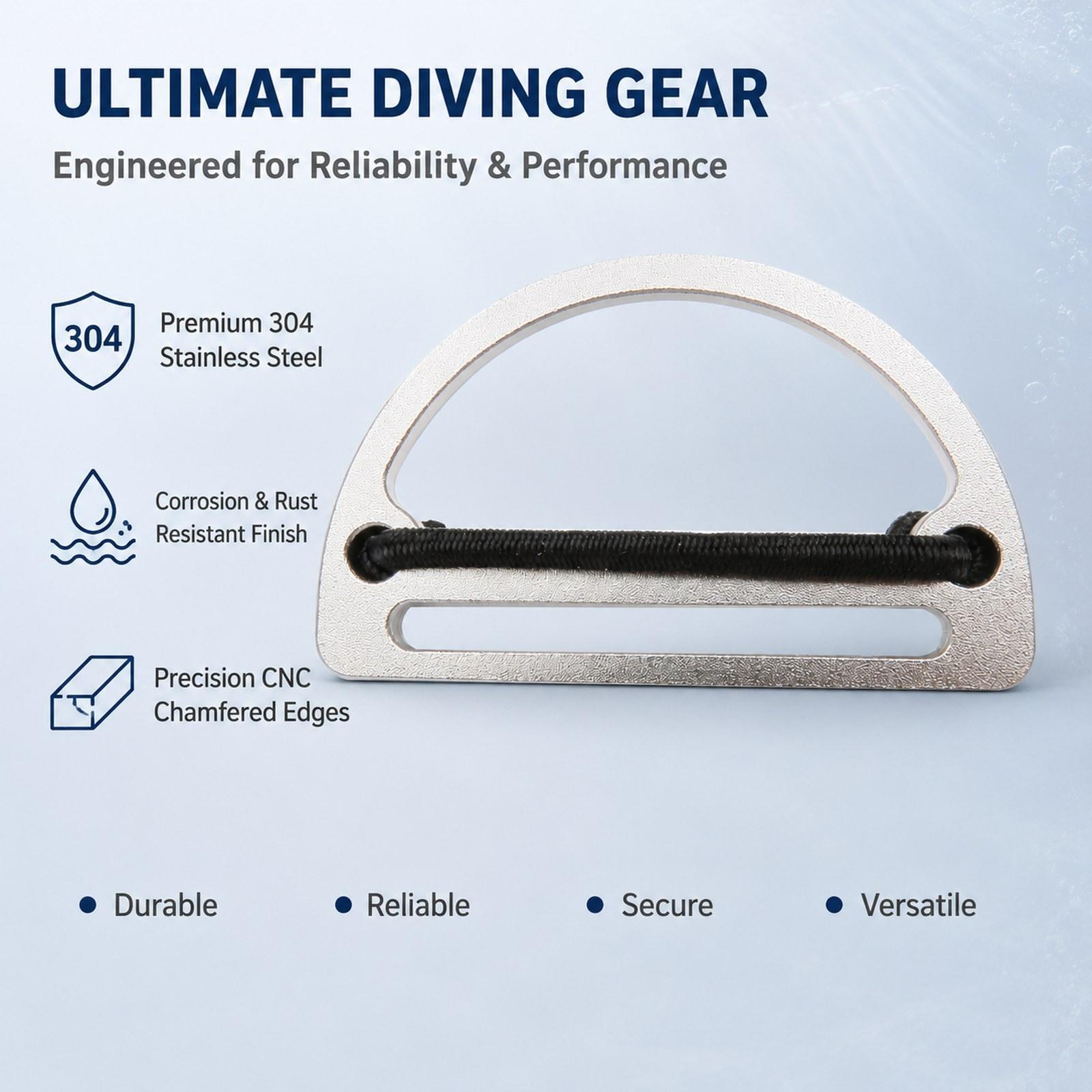 مشبك حزام الوزن للغوص مع حلقة  - مراجعة D Ring Strap وسعره