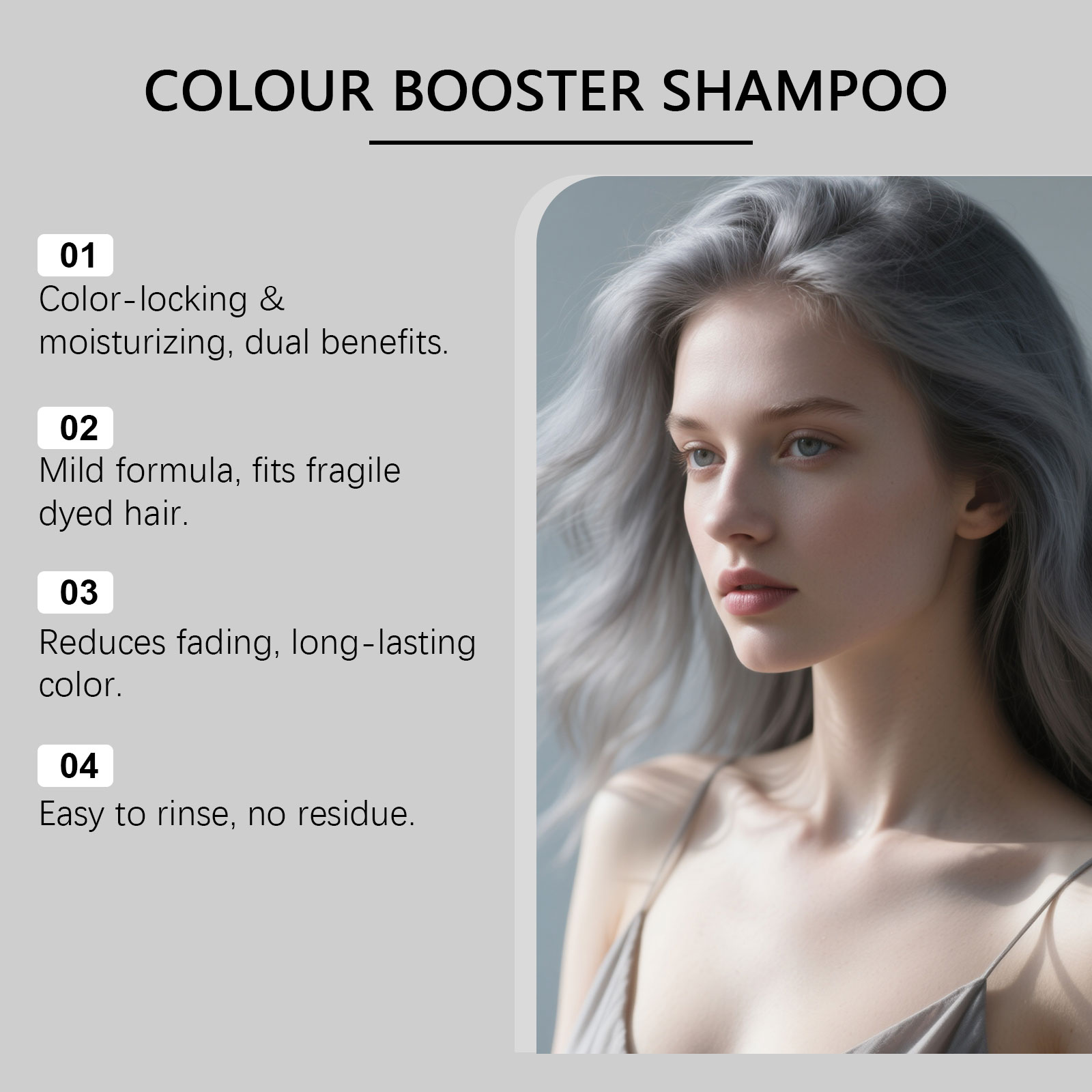 شامبو لتعزيز لون الشعر، يمنح ل - مراجعة Hair Spray Color وسعره